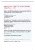 medsurg-hesI EXAM 2024 QUESTIONS AND ANSWERS A+ EXAM