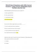 SOLAS Quiz 8 Questions with 100&percnt; Correct Answers &vert; Latest Version &lpar;2024&sol;2025&rpar; Expert Verified &vert; Ace the Test