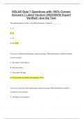 SOLAS Quiz 7 Questions with 100&percnt; Correct Answers &vert; Latest Version &lpar;2024&sol;2025&rpar; Expert Verified &vert; Ace the Test