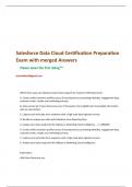 Salesforce Data Cloud Certification Preparation  Exam with merged Answers