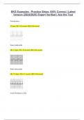 EKG Examples - Practice Strips 100% Correct | Latest Version (2024/2025) Expert Verified | Ace the Test