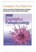 Complete Test Bank For   Porth's Essentials Of Pathophysiology 5th Edition By Tommie L. Norris (Author) Latest Update  