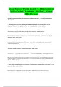 Essentials of Patho Exam 1 &ndash; Rasmussen &vert; 100&percnt; Correct Answers &vert; Verified &vert; Latest 2024 Version