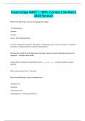 Exam Edge ARRT &vert; 100&percnt; Correct &vert; Verified &vert; 2024 Version