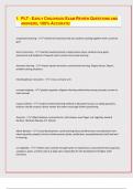 PLT - EARLY CHILDHOOD EXAM REVIEW QUESTIONS AND  ANSWERS&comma; 100&percnt; ACCURATE&sol;&lbrack;LATEST EXAM UPDATES&rsqb;