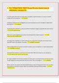 PLT PRACTICE TEST EXAM REVIEW QUESTIONS & ANSWERS&comma; GRADED A&plus;&lbrack;LATEST EXAM UPDATES&rsqb;