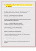 PLT K-6 EXAM REVIEW QUESTIONS AND ANSWERS&comma; RATED  A&plus;&sol; VERIFIED