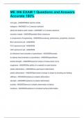 ME 306 EXAM 1 Questions and Answers  Accurate 100&percnt;  