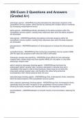 306 Exam 2 Questions and Answers &lpar;Graded A&plus;&rpar;