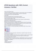 ATCN Questions with 100&percnt; Correct Answers &lowbar; Verified&period;