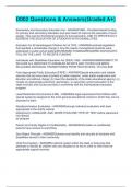 D002 Questions & Answers&lpar;Graded A&plus;&rpar;