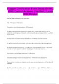 Flagger Certification Exam Study Guide &vert; 100&percnt; Correct Answers &vert; Verified &vert; Latest 2024 Version