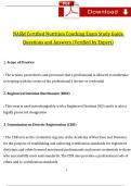 NASM Certified Nutrition Coach &lpar;CNC&rpar; EXAM EXPECTED QUESTIONS AND VERIFIED ANSWERS &lpar;2024 &sol; 2025&rpar; BUNDLED SOLUTIONS &sol; A&plus; GRADE&lpar;VERIFIED REVISED FULL EXAM&rpar;