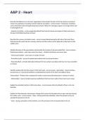 A&P 2 - Heart  Chamberlain College Nursing  Question and answers  100&percnt; correct