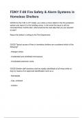 FDNY F-80 Fire Safety & Alarm Systems in Homeless Shelters&period;