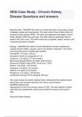 HESI Case Study - Chronic Kidney Disease Questions and answers 