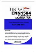 ENN1504-PORTFOLIO 2024 MAY/JUNE EXAMINATION PAPER