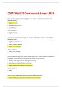 CCHT EXAM 122 Questions and Answers 2024.