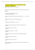 Prostart Midterm Exam Questions and Answers Graded A&plus;