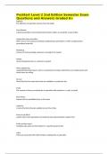 ProStart Level 2 2nd Edition Semester Exam Questions and Answers Graded A&plus;