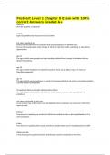  ProStart Level 1 Chapter 9 Exam with 100&percnt; correct Answers Graded A&plus;