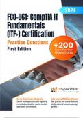 Complete FC0-U61: CompTIA IT Fundamentals (ITF+) Certification Test Bank 2025.