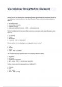 Microbiology Straighterline (Quizzes) ( Answered 