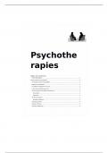 Psy 1004F- Psychological therapies notes