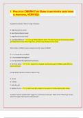 PRACTICE CMSRN TEST BANK EXAM REVIEW QUESTIONS  & ANSWERS&comma; VERIFIED&period;&lbrack;LATEST EXAM UPDATES&rsqb;