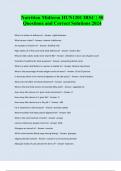 Nutrition Midterm HUN1201 IRSC &vert; 50 Questions and Correct Solutions 2024