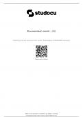 Samenvatting -  Inleiding tot het economisch recht (HIR)