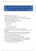 IICRC TCST Trauma and Crime Scene Clean up Exam Questions And Answers 100&percnt; Verified
