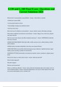 S-130 and L-180 Final Exam &vert; Questions and Correct Solutions 2024