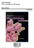 Test Bank for Talaro's Foundations in Microbiology, 12th Edition by Barry Chess |Chapter 1-27 | 9781265739362 | Complete guide A+