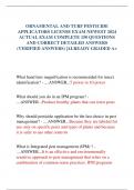 ORNAMENTAL AND TURF PESTICIDE  APPLICATORS LICENSE EXAM NEWEST 2024  ACTUAL EXAM COMPLETE 150 QUESTIONS  AND CORRECT DETAILED ANSWERS  &lpar;VERIFIED ANSWERS&rpar; &vert;ALREADY GRADED A&plus;