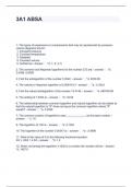 3A1 ABSA QUESTIONS AND ANSWERS LATEST UPDATED