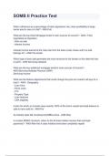 SOMB II Practice Test questions & answers