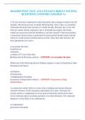 2024&sol;2025 POST TEST ATLS EXAM&sol;CURRENT TESTING QUESTIONS ANSWERS &sol;GRADED A&plus;