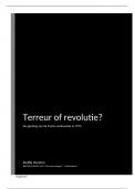 Terreur of Revolutie - profielwerkstuk geschiedenis