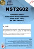 NST2602 Assignment 2 (COMPLETE ANSWERS) 2024 (203907) - DUE 30 May 2024