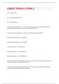 CREST CPSA 4, CPSA 5 QUESTIONS & ANSWERS RATED 100% CORRECT