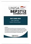 SEP3712  Examination   (May/June 2024) DUE DATE 23MAY