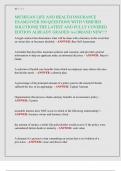 MICHIGAN LIFE AND HEALTH INSURANCE  EXAM&vert; OVER 500 QUESTIONS WITH VERIFIED  SOLUTIONS&vert; THE LATEST AND FULLY COVERED  EDITION ALREADY GRADED A&plus;&vert; BRAND NEW&excl;&excl;&excl;&excl;