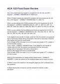 ACA 122 Final Exam Review &lpar;1&rpar;