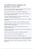ASU BIO 181 Exam 2 &lpar;modules 7-12&rpar; Questions & Answers 2024