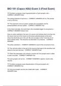 BIO 181 &lpar;Capco ASU&rpar; Exam 3 &lpar;Final Exam&rpar;&period;