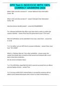 DPD Test 2- NCIC CCIC WITH 100&percnt; CORRECT ANSWERS 2024