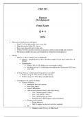 (ASU) CDE 232 Human Developement Final Exam Q & A 2024