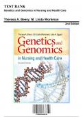 Test Bank: Genetics and Genomics in Nursing and Health Care, 2nd Edition by Beery - Chapters 1-20, 9780803660830 | Rationals Included