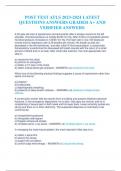 POST TEST ATLS 2023-2024 LATEST  QUESTIONS ANSWERS GRADED A&plus; AND  VERIFIED ANSWERS